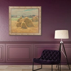 «Harvest» в интерьере в классическом стиле в фиолетовых тонах