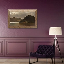 «Lake George» в интерьере в классическом стиле в фиолетовых тонах