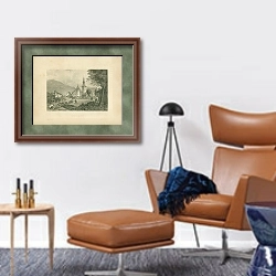 «Migeve - Savoy 1» в интерьере кабинета с кожаным креслом