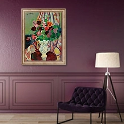 «Bouquet De Tulipes» в интерьере в классическом стиле в фиолетовых тонах