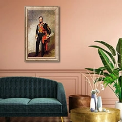 «Henry William Paget, 1st Marquis of Anglesey» в интерьере классической гостиной над диваном