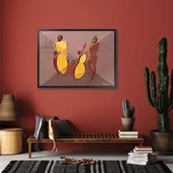 «Mango Jazz, 2006» в интерьере в этническом стиле в коричневых цветах