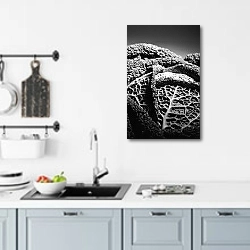 «брюссельская капуста» в интерьере кухни над мойкой