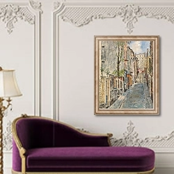 «Montmartre» в интерьере в классическом стиле над банкеткой