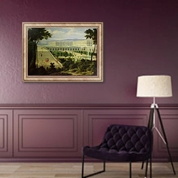 «The Orangery at Versailles» в интерьере в классическом стиле в фиолетовых тонах
