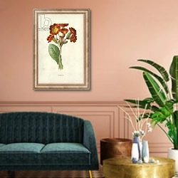 «Polyanthus» в интерьере классической гостиной над диваном