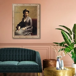 «Charlotte Dubourg 1882» в интерьере классической гостиной над диваном
