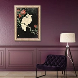 «Cockatoo And Pomegranate» в интерьере в классическом стиле в фиолетовых тонах