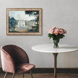 «Maison de Buffon in the Jardin des Plantes, Paris» в интерьере в классическом стиле над креслом