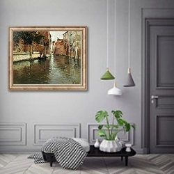 «A Venetian Backwater» в интерьере коридора в классическом стиле