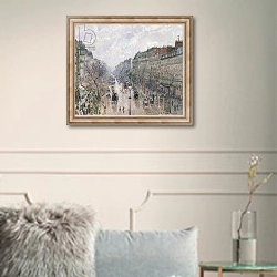 «Le Boulevard Montmartre» в интерьере в классическом стиле в светлых тонах
