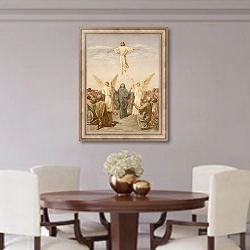 «Вознесение Господа Иисуса Христа» в интерьере столовой в классическом стиле