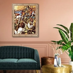 «Oliver Lavasseur» в интерьере классической гостиной над диваном