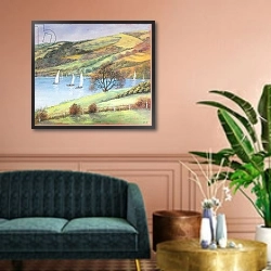 «3931125» в интерьере гостиной в классическом стиле над диваном