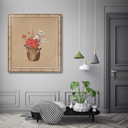 «Vase of Flowers 8» в интерьере коридора в классическом стиле