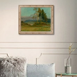 «Landscape from Turne» в интерьере в классическом стиле в светлых тонах