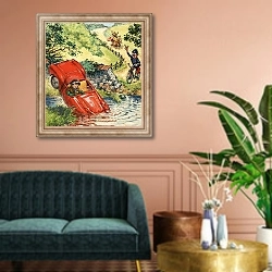 «Norman Gnome 42» в интерьере классической гостиной над диваном