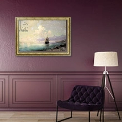 «Bordighera» в интерьере в классическом стиле в фиолетовых тонах