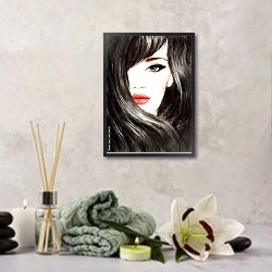 «Длинные здоровые волосы» в интерьере салона красоты