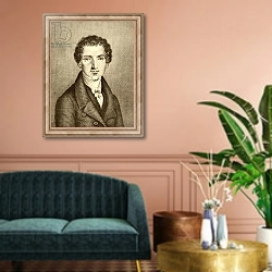 «Wilhelm Hauff» в интерьере классической гостиной над диваном