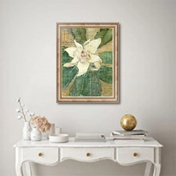 «Magnolia Grandiflora 1» в интерьере в классическом стиле над столом