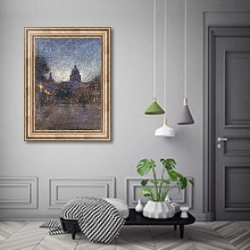 «Paris by Night» в интерьере коридора в классическом стиле
