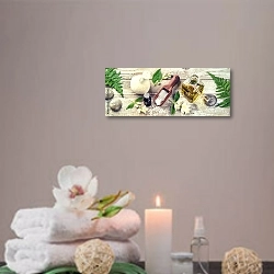 «Спа-салон с эфирным маслом жасмина и цветами» в интерьере салона красоты