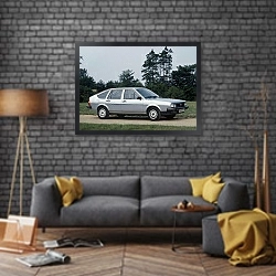 «Volkswagen Passat 5-door (B2) '1980–88» в интерьере в стиле лофт над диваном