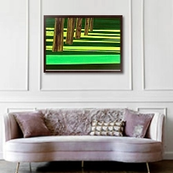 «Kensington Gardens Series: Dazzle, 2007» в интерьере гостиной в классическом стиле над диваном
