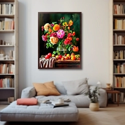 «Цветы и фрукты» в интерьере 