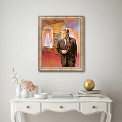 «Governor Nelson A. Rockefeller» в интерьере в классическом стиле над столом