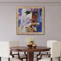 «'Face 20', 2012,» в интерьере столовой в классическом стиле
