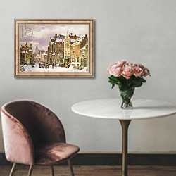 «Snow in Amsterdam» в интерьере в классическом стиле над креслом