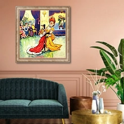 «Norman Gnome 35» в интерьере классической гостиной над диваном
