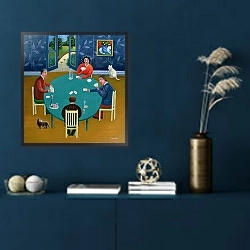 «Card Game» в интерьере в классическом стиле над столом