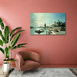 «Seville» в интерьере современной гостиной в розовых тонах