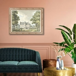 «Het Huis Hunderen bij Twello» в интерьере классической гостиной над диваном