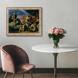 «Jupiter and Pandora» в интерьере в классическом стиле над креслом