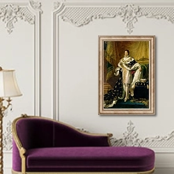 «Joseph Bonaparte after 1808» в интерьере в классическом стиле над банкеткой