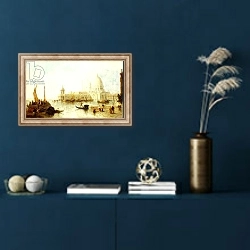 «Venice, 1889» в интерьере в классическом стиле в синих тонах