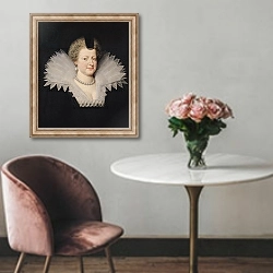 «Marie de Medici» в интерьере в классическом стиле над креслом