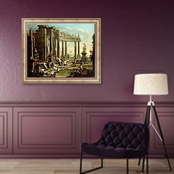 «Bacchanale» в интерьере в классическом стиле в фиолетовых тонах