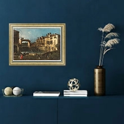 «Dolo, on the Brenta» в интерьере в классическом стиле в синих тонах