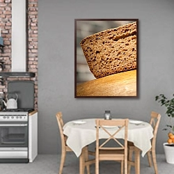 «Домашний хлеб  1» в интерьере кухни над обеденным столом