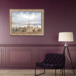 «Blick auf Istanbul» в интерьере в классическом стиле в фиолетовых тонах