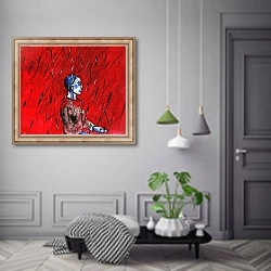 «Red Night, Blue Rain, 2005,» в интерьере коридора в классическом стиле
