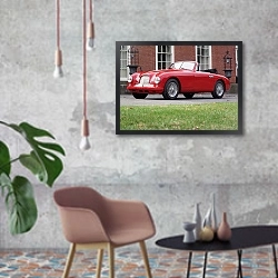«Aston Martin DB2 Vantage Drophead Coupe '1951–53» в интерьере в стиле лофт с бетонной стеной