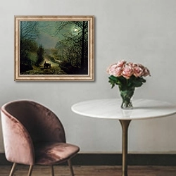 «Forge Valley» в интерьере в классическом стиле над креслом