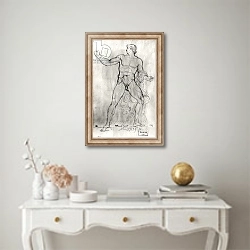 «Colossus of Monte Cavallo» в интерьере в классическом стиле над столом