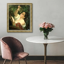 «Итальянский полдень» в интерьере в классическом стиле над креслом